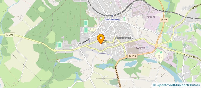 localisation de l'entreprise MONSIEUR LUCIEN MONNEYRON  COMMENTRY