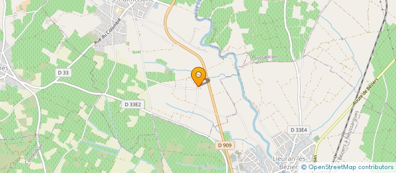 localisation de l'entreprise MONSIEUR LUCIEN NAREJOS  PUIMISSON