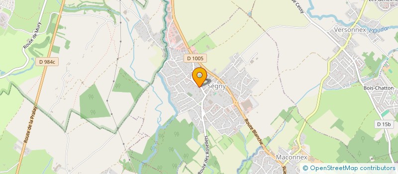 localisation de l'entreprise MONSIEUR LUCIEN NARJOUD  CESSY