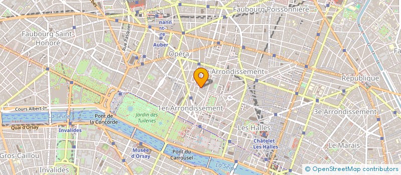 localisation de l'entreprise MONSIEUR LUCIEN NESSIM  PARIS