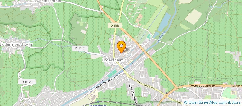 localisation de l'entreprise MONSIEUR LUCIEN NEYMEYER  INGERSHEIM