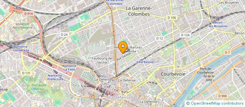 localisation de l'entreprise MONSIEUR LUCIEN NOBLET à COURBEVOIE