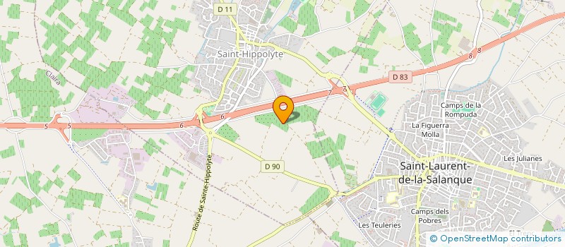 localisation de l'entreprise MONSIEUR LUCIEN PAGNIER  SAINT-HIPPOLYTE