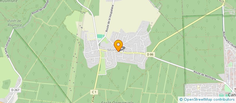 localisation de l'entreprise MONSIEUR LUCIEN PAILLET à MONTIGNY