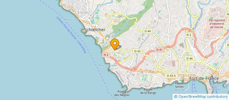 localisation de l'entreprise MONSIEUR LUCIEN PALCY à SCHŒLCHER