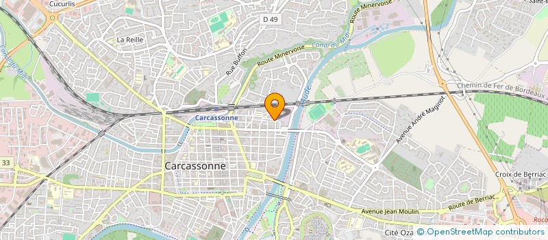 localisation de l'entreprise MONSIEUR LUCIEN PALLY  CARCASSONNE