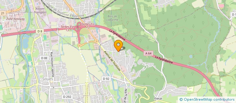 localisation de l'entreprise MONSIEUR LUCIEN PAPAVOINE  BARBAZAN-DEBAT