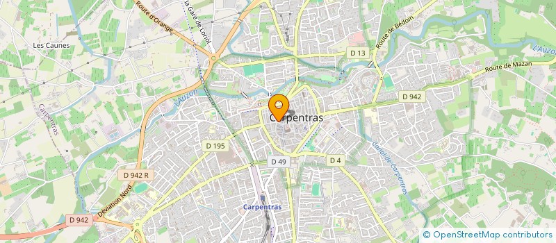 localisation de l'entreprise MONSIEUR LUCIEN PASTOR  CARPENTRAS