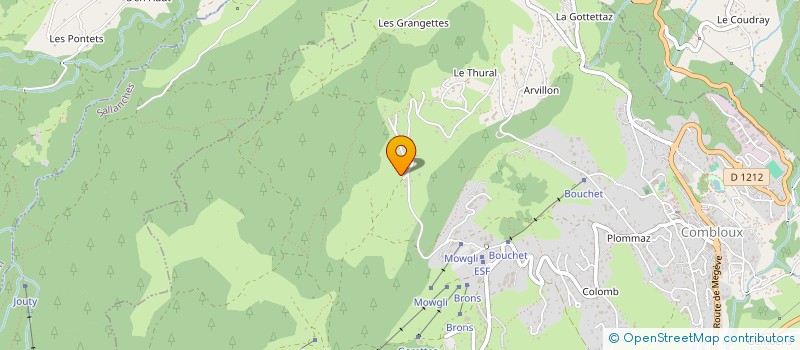 localisation de l'entreprise MONSIEUR LUCIEN PELLOUX  COMBLOUX