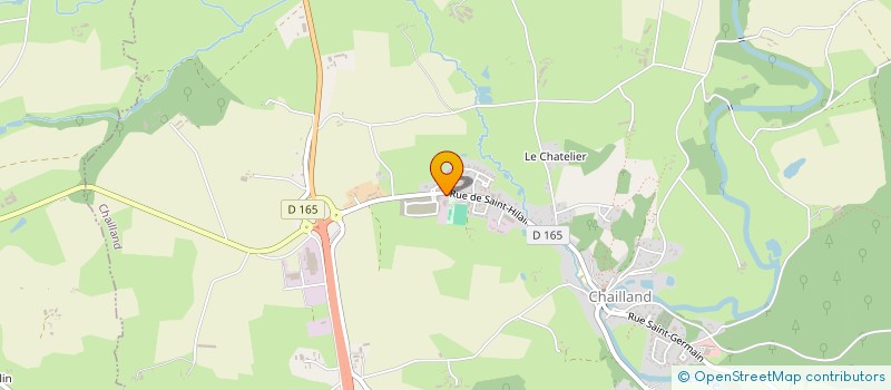 localisation de l'entreprise MONSIEUR LUCIEN PELTIER  CHAILLAND