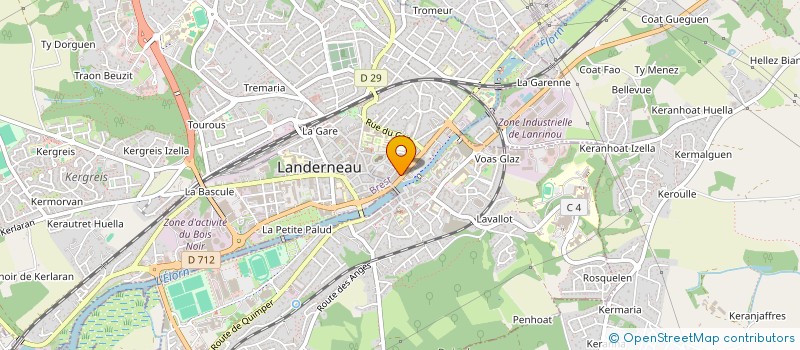 localisation de l'entreprise MONSIEUR LUCIEN PERENNOU à LANDERNEAU