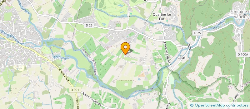 localisation de l'entreprise MONSIEUR LUCIEN PEREZ  SAUMANE-DE-VAUCLUSE