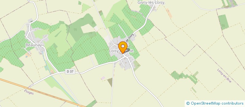 localisation de l'entreprise MONSIEUR LUCIEN PERNET  LOISY-EN-BRIE