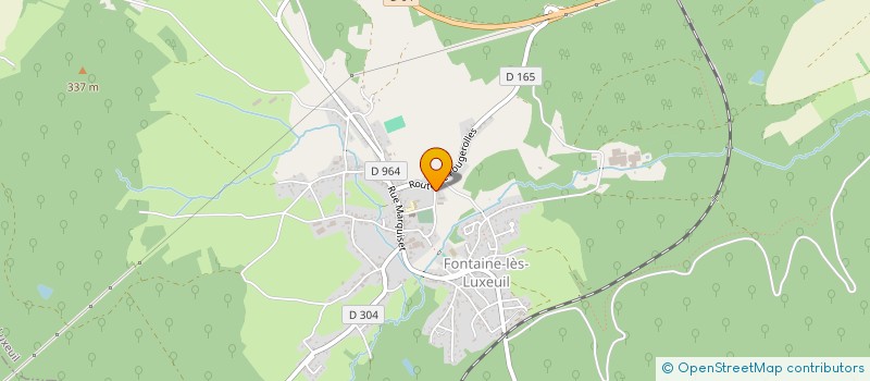 localisation de l'entreprise MONSIEUR LUCIEN PERRIN  FONTAINE-LES-LUXEUIL