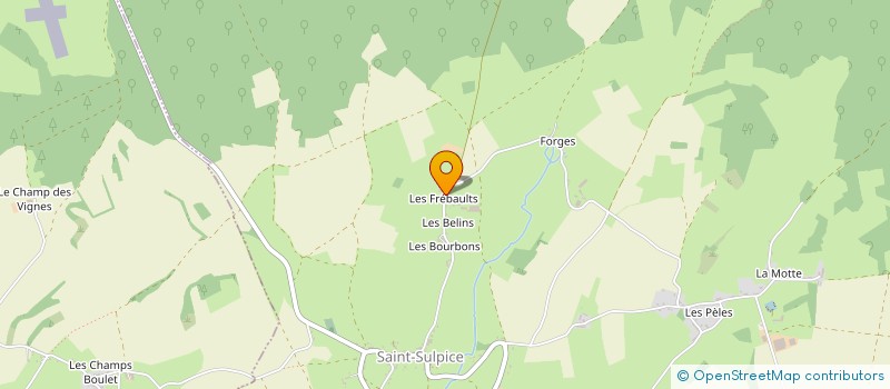 localisation de l'entreprise MONSIEUR LUCIEN PERRONNEAU à SAINT-SULPICE