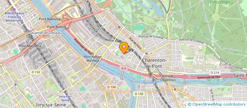 localisation de l'entreprise MONSIEUR LUCIEN PINCHON  CHARENTON-LE-PONT