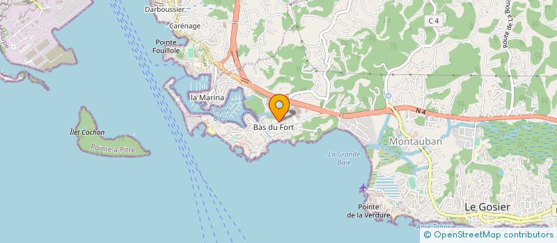 localisation de l'entreprise MONSIEUR LUCIEN PINTENIO  LE GOSIER