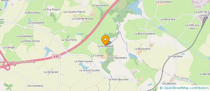 localisation de l'entreprise MONSIEUR LUCIEN PIVETEAU  CHANVERRIE