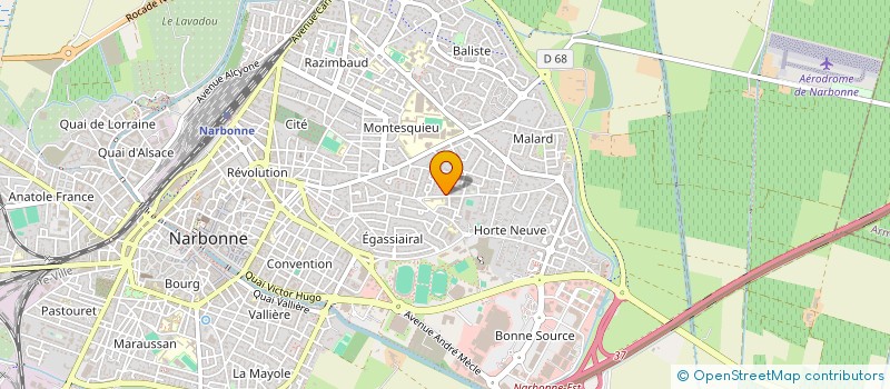 localisation de l'entreprise MONSIEUR LUCIEN PLANELLS  NARBONNE