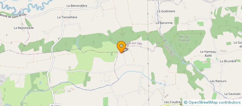 localisation de l'entreprise MONSIEUR LUCIEN PORET à SAINT-OVIN