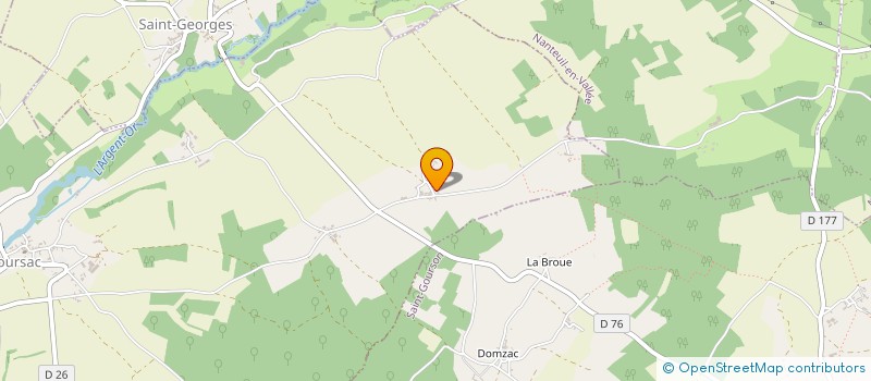 localisation de l'entreprise MONSIEUR LUCIEN POURSIN  SAINT-MARTIN-DU-CLOCHER