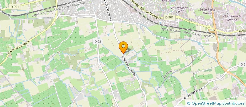 localisation de l'entreprise MONSIEUR LUCIEN PRIVAT  LE THOR