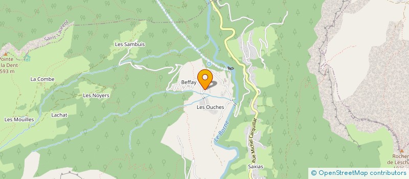 localisation de l'entreprise MONSIEUR LUCIEN PUTHOD  GLIERES-VAL-DE-BORNE