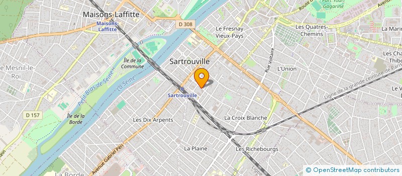 localisation de l'entreprise MONSIEUR LUCIEN QUENU à SARTROUVILLE