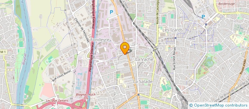 localisation de l'entreprise MONSIEUR LUCIEN RACENET à TOULOUSE