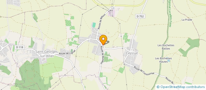 localisation de l'entreprise MONSIEUR LUCIEN RAYMOND  SAINT-GEORGES-SUR-ALLIER