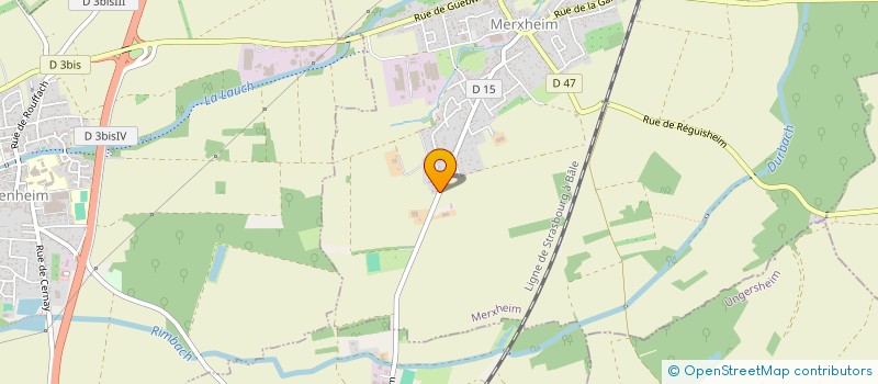 localisation de l'entreprise MONSIEUR LUCIEN REINLEN  MERXHEIM
