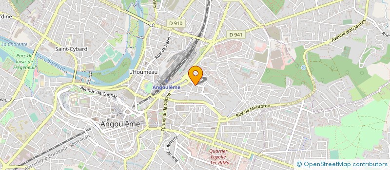 localisation de l'entreprise MONSIEUR LUCIEN RENAUT à ANGOULEME