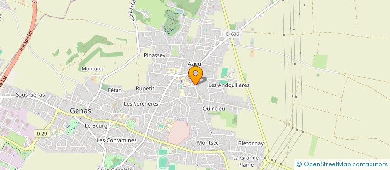 localisation de l'entreprise MONSIEUR LUCIEN REYMOND  GENAS