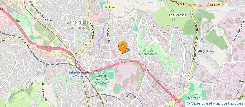 localisation de l'entreprise MONSIEUR LUCIEN REYNAUD  SAINT-ETIENNE