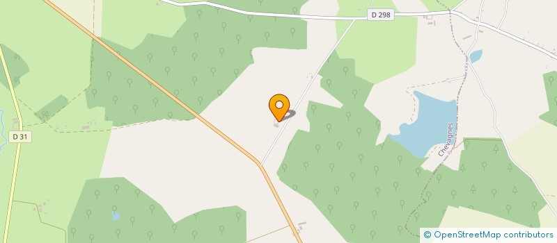 localisation de l'entreprise MONSIEUR LUCIEN RIBIER  CHEVAGNES