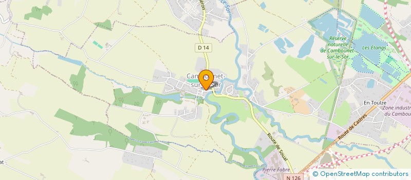 localisation de l'entreprise MONSIEUR LUCIEN RIGAL  SOUAL