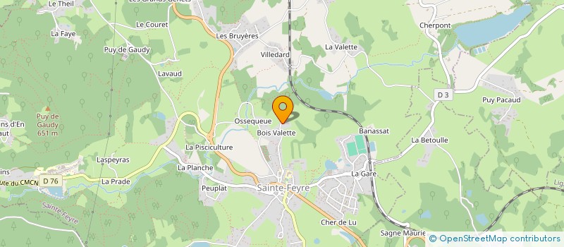 localisation de l'entreprise MONSIEUR LUCIEN ROBY  SAINTE-FEYRE