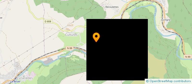 localisation de l'entreprise MONSIEUR LUCIEN ROLAND  LES SALELLES