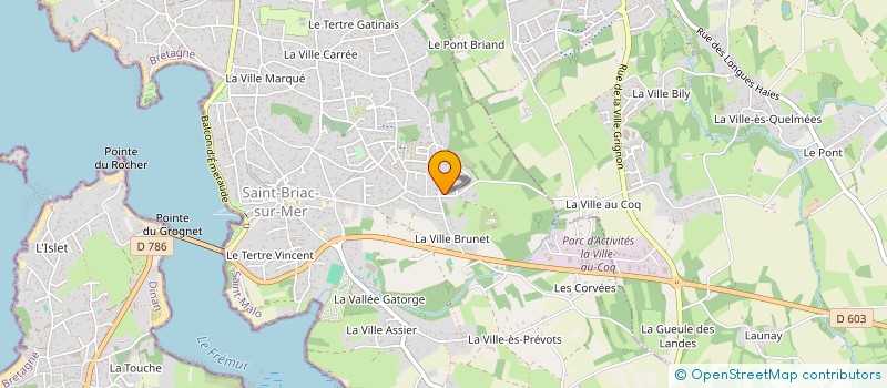 localisation de l'entreprise MONSIEUR LUCIEN ROLLIN à SAINT-BRIAC-SUR-MER