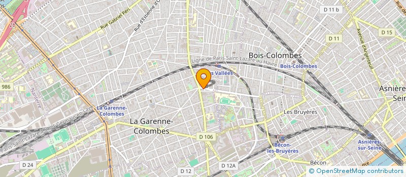 localisation de l'entreprise MONSIEUR LUCIEN ROQUE à LA GARENNE-COLOMBES