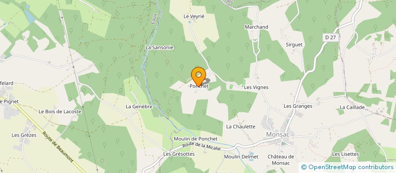 localisation de l'entreprise MONSIEUR LUCIEN ROUAULT à NAUSSANNES