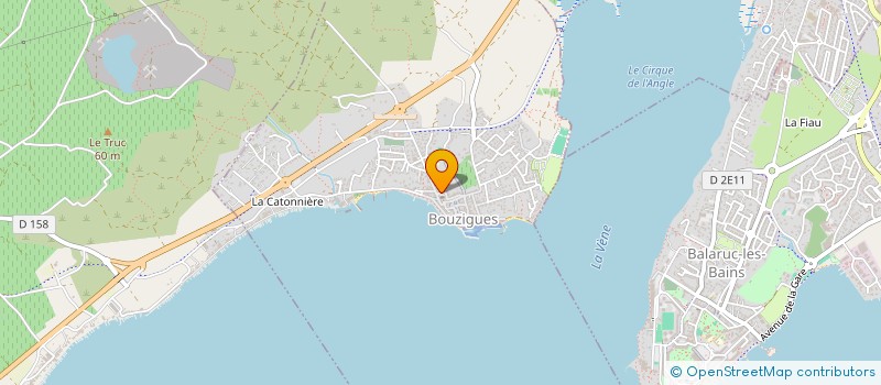 localisation de l'entreprise MONSIEUR LUCIEN ROUVIERE  BOUZIGUES