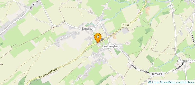 localisation de l'entreprise MONSIEUR LUCIEN SAGNIER  HERBINGHEN