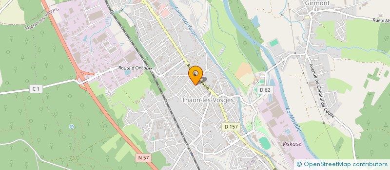 localisation de l'entreprise MONSIEUR LUCIEN SAINTON  THAON-LES-VOSGES