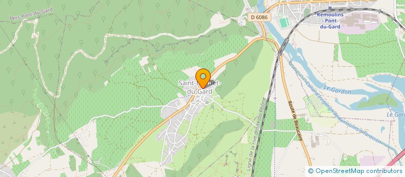 localisation de l'entreprise MONSIEUR LUCIEN SANCIER  REMOULINS