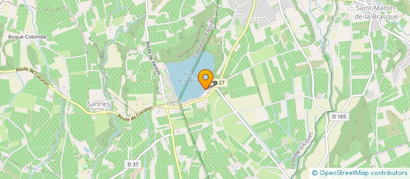 localisation de l'entreprise MONSIEUR LUCIEN SARLIN  CABRIERES D'AIGUES