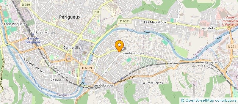 localisation de l'entreprise MONSIEUR LUCIEN SAUTIER à PERIGUEUX
