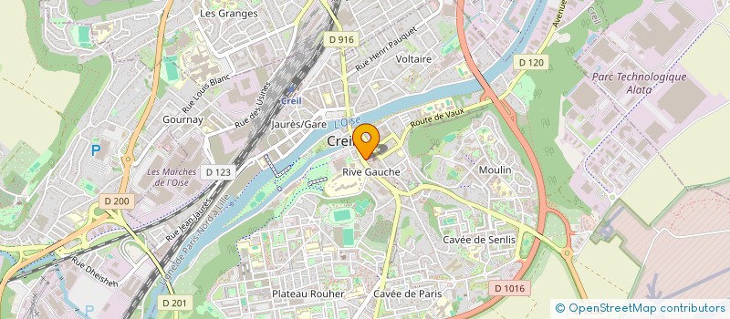 localisation de l'entreprise MONSIEUR LUCIEN SCHACRE à CREIL