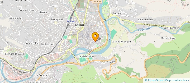 localisation de l'entreprise MONSIEUR LUCIEN SCHREIBER à MILLAU