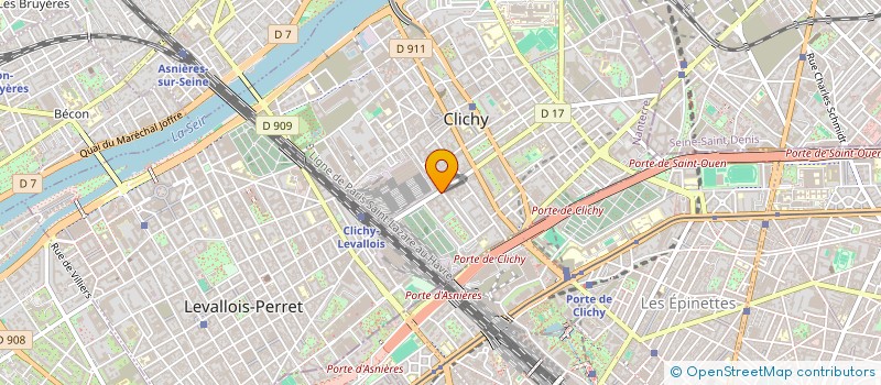 localisation de l'entreprise MONSIEUR LUCIEN SEGUY à CLICHY
